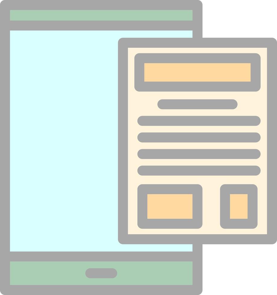Mobile Vector Icon Design