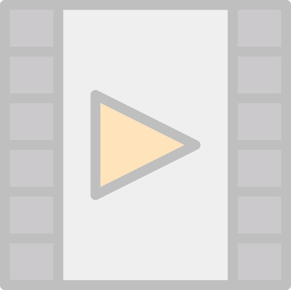 Video Vector Icon Design