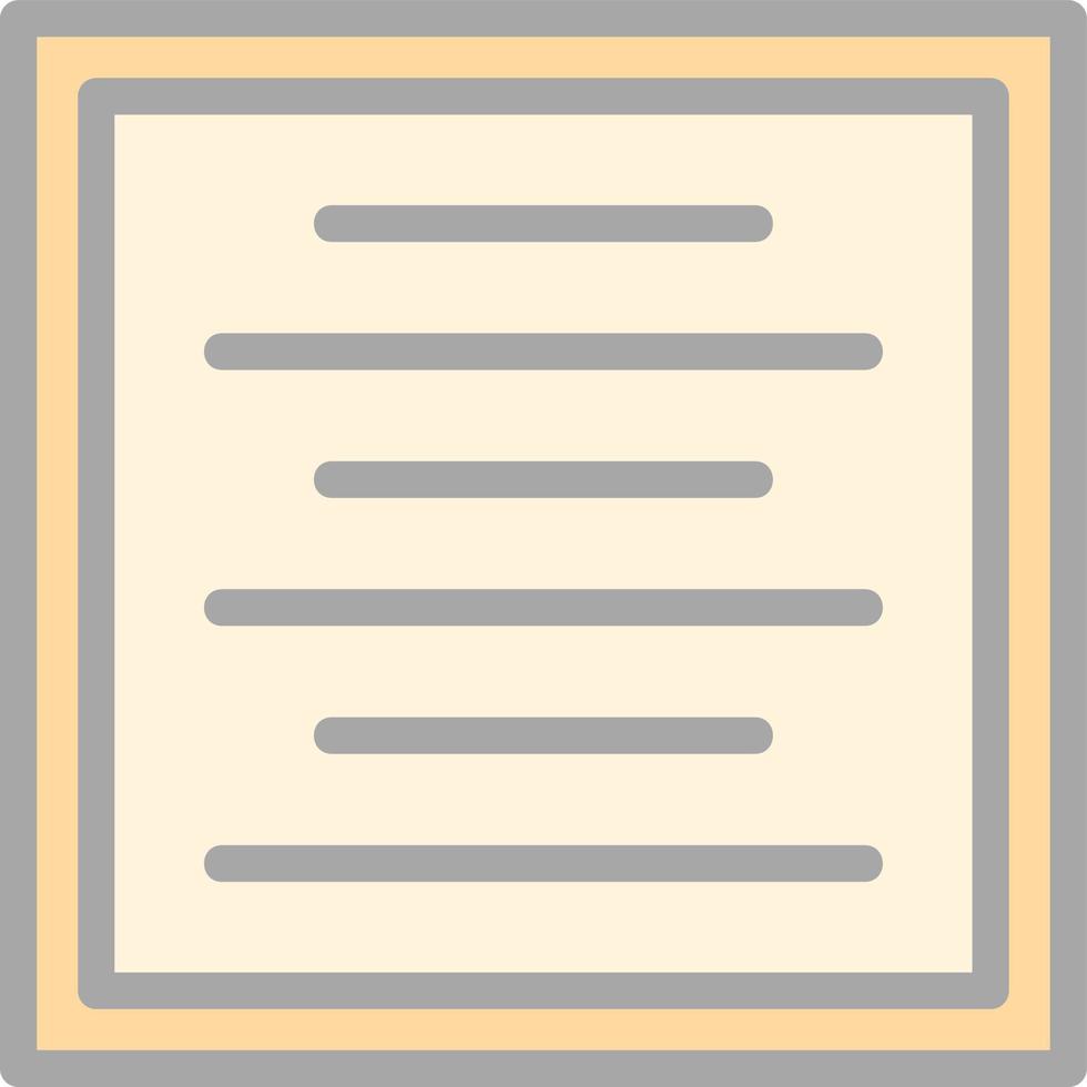 Center Alignment Vector Icon Design