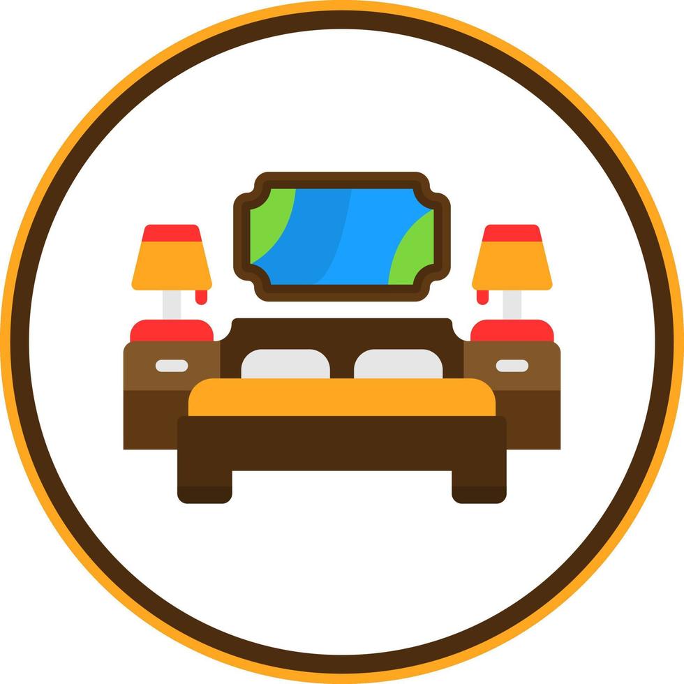 Bedroom Vector Icon Design