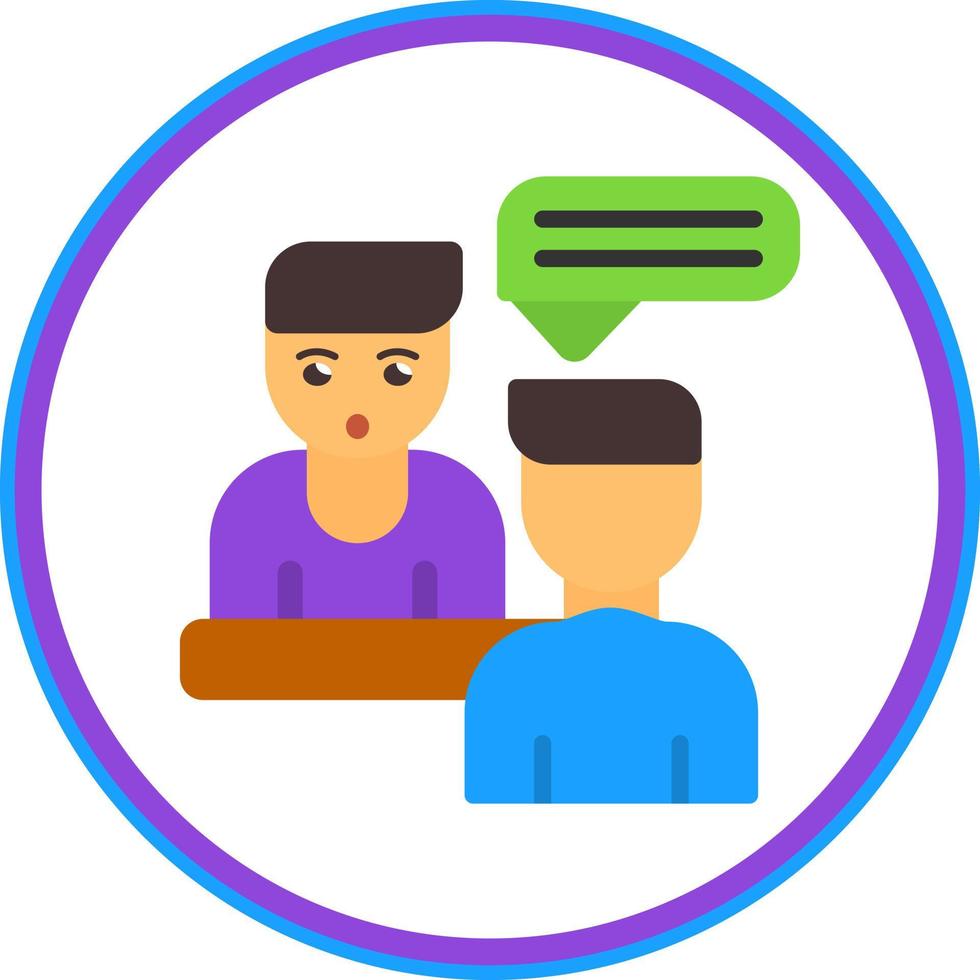 Interview Vector Icon Design