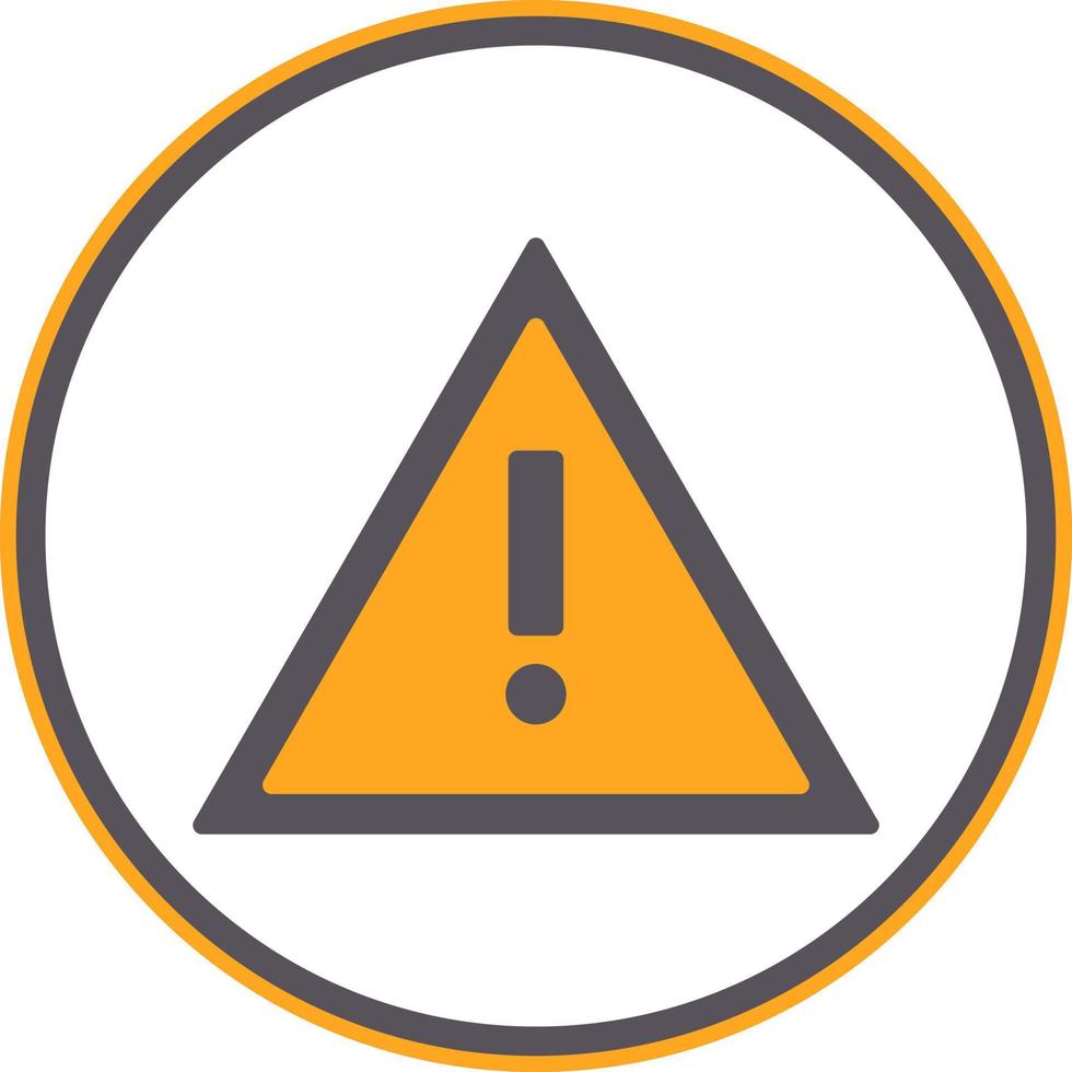 Exclamation Mark Vector Icon Design