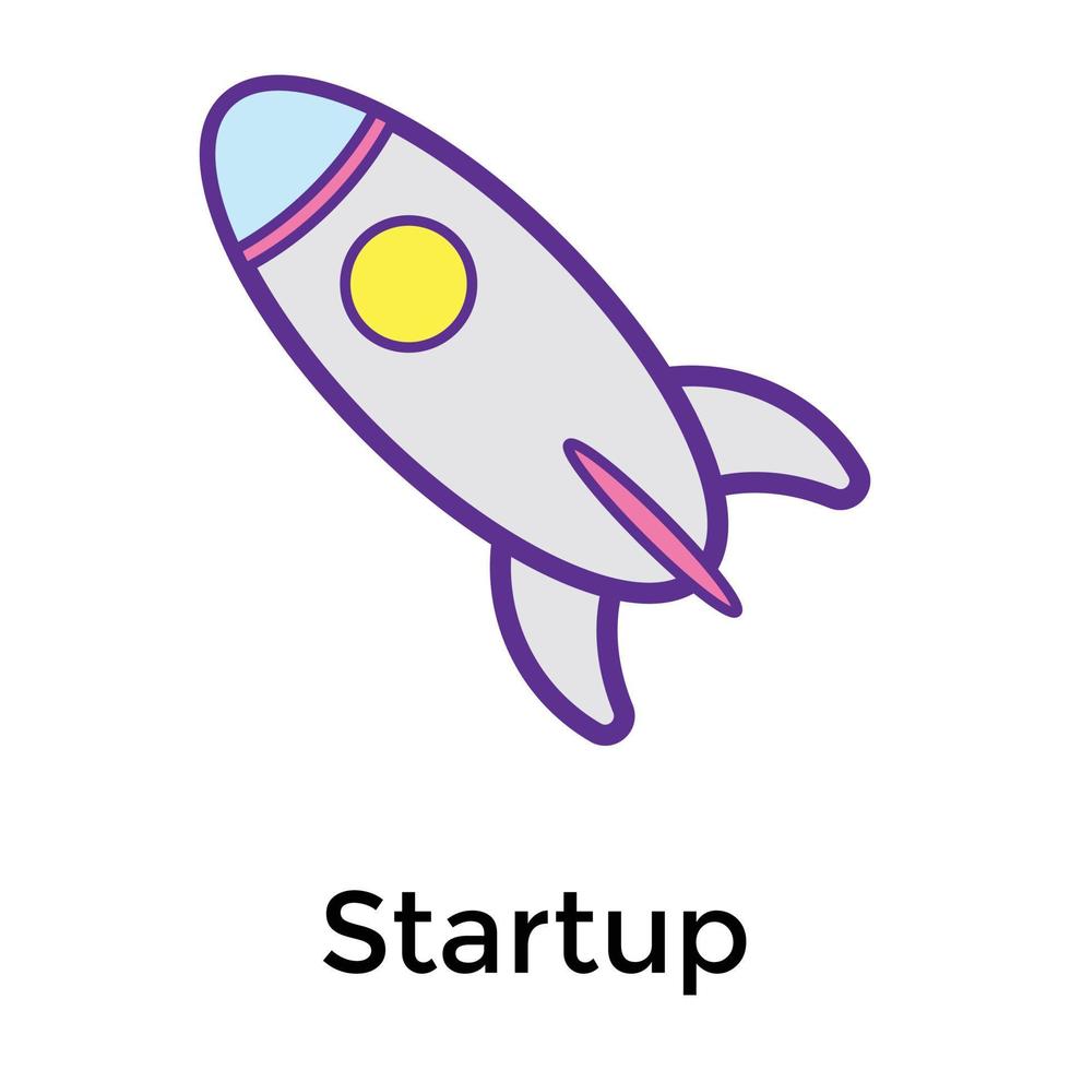 Trendy Startup Concepts vector