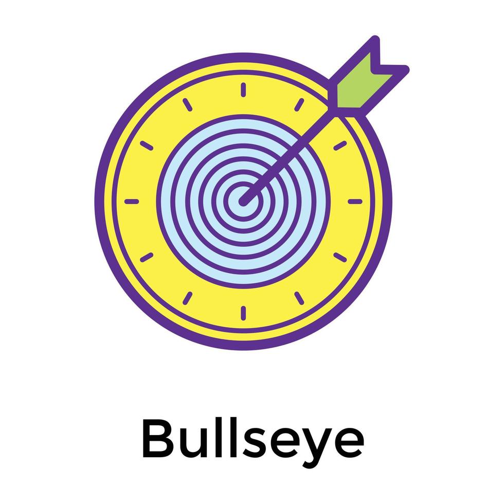 Trendy Bullseye Concepts vector