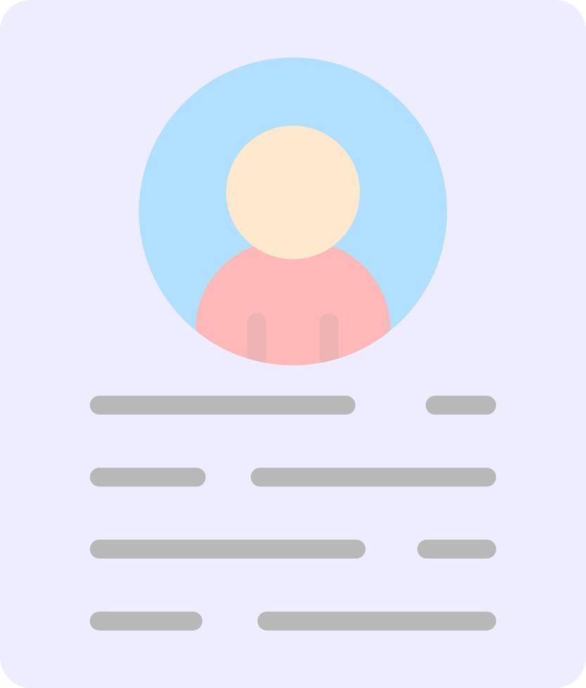 Resume Vector Icon Design