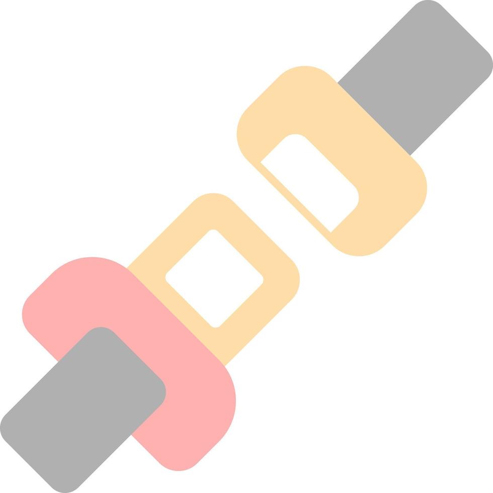 Seat Belt Vector Icon Design