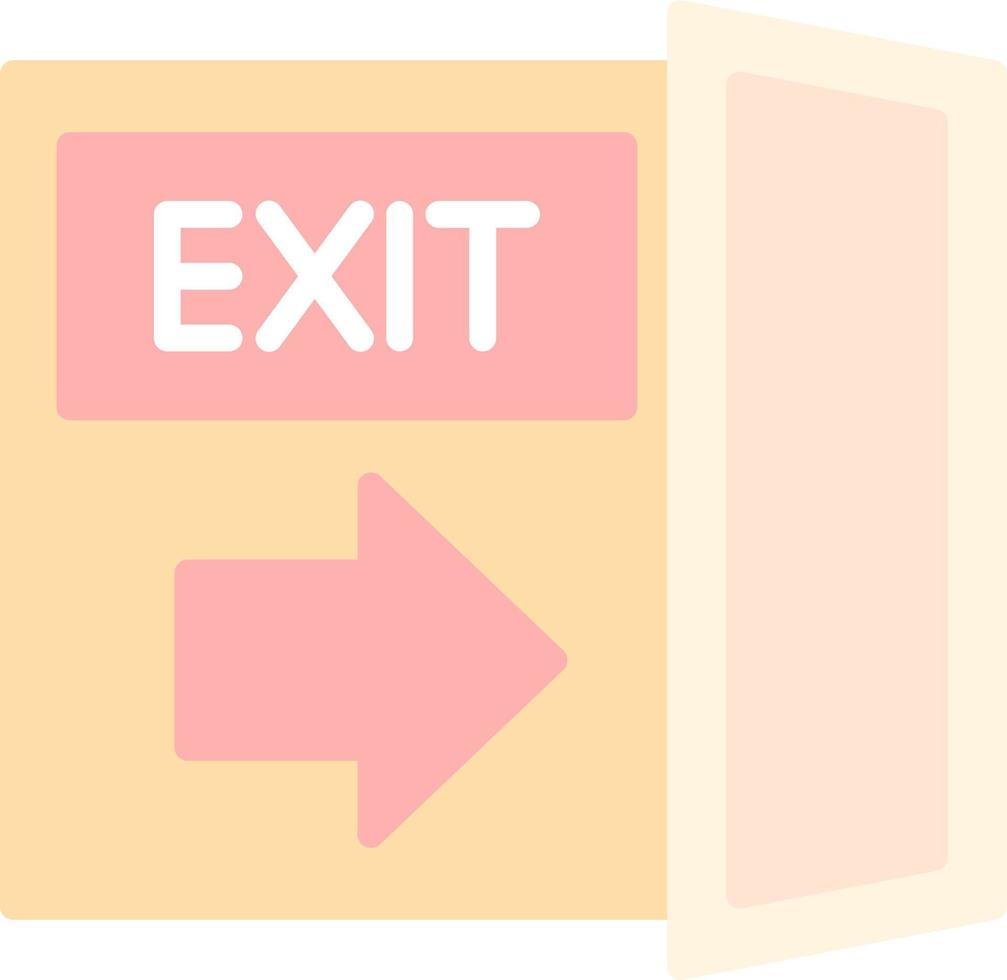 Exit Vector Icon Design