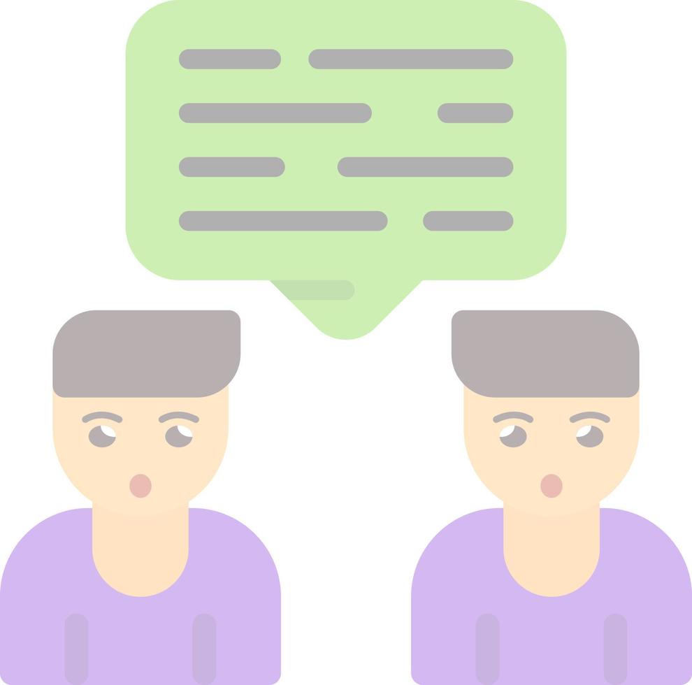 Conversation Vector Icon Design