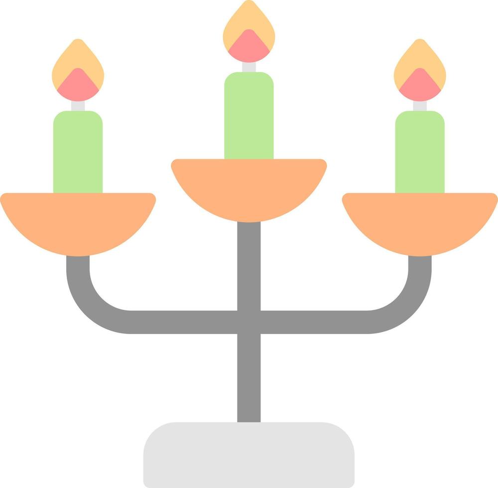 diseño de icono de vector de candelabro