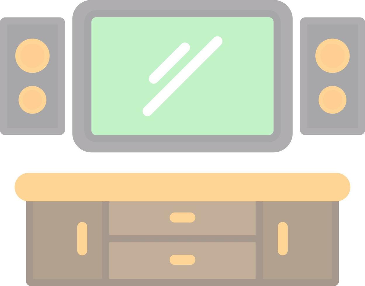 Home Theater Vector Icon Design