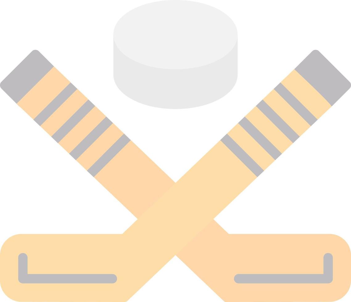 Ice Hockey Vector Icon Design