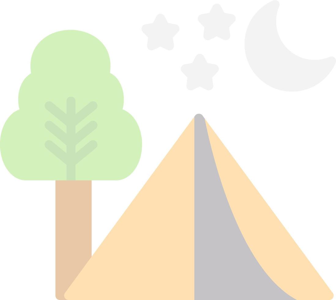 diseño de icono de vector de camping