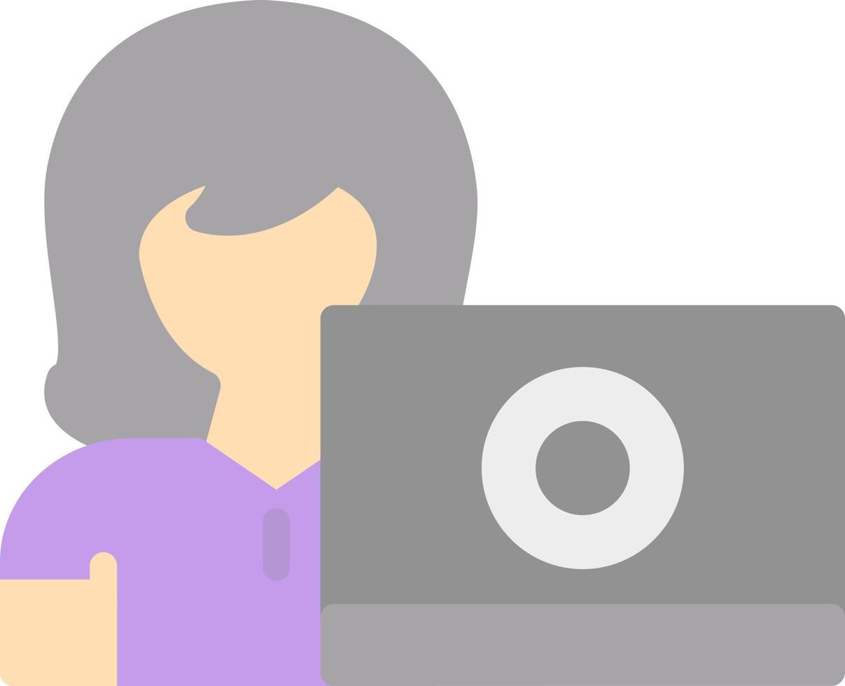 Girl Vector Icon Design