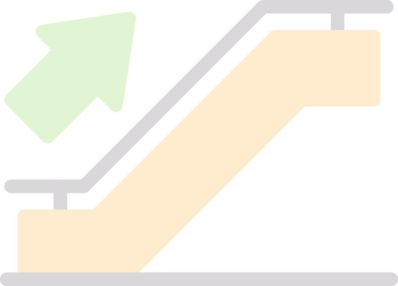 Escalator Vector Icon Design