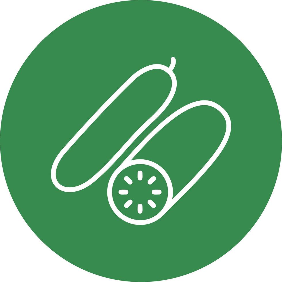 Cucumber Vector Icon Design