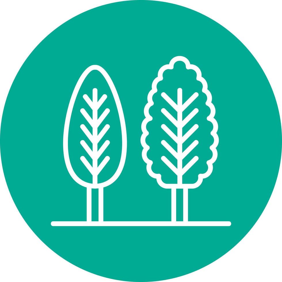 Cypress Vector Icon Design