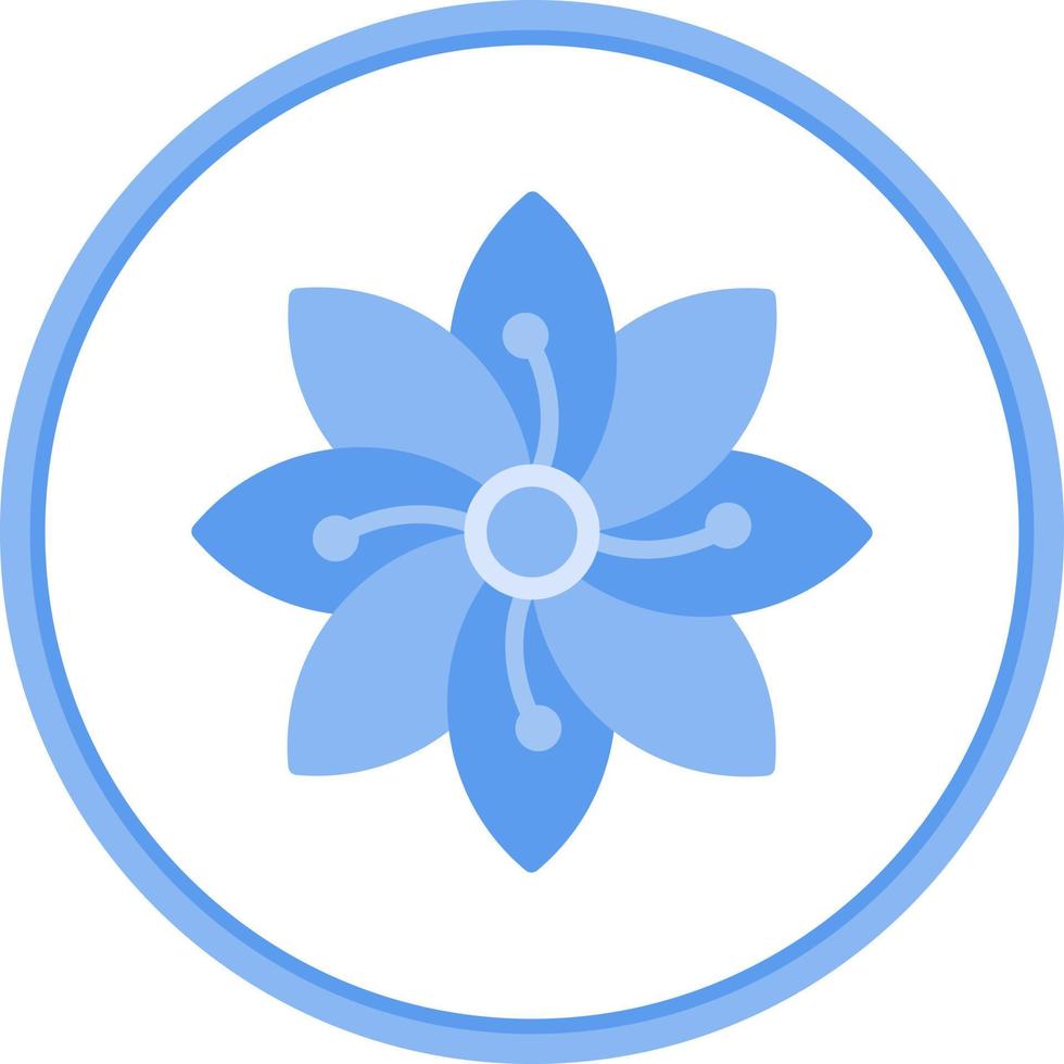 Hydrangea Vector Icon Design