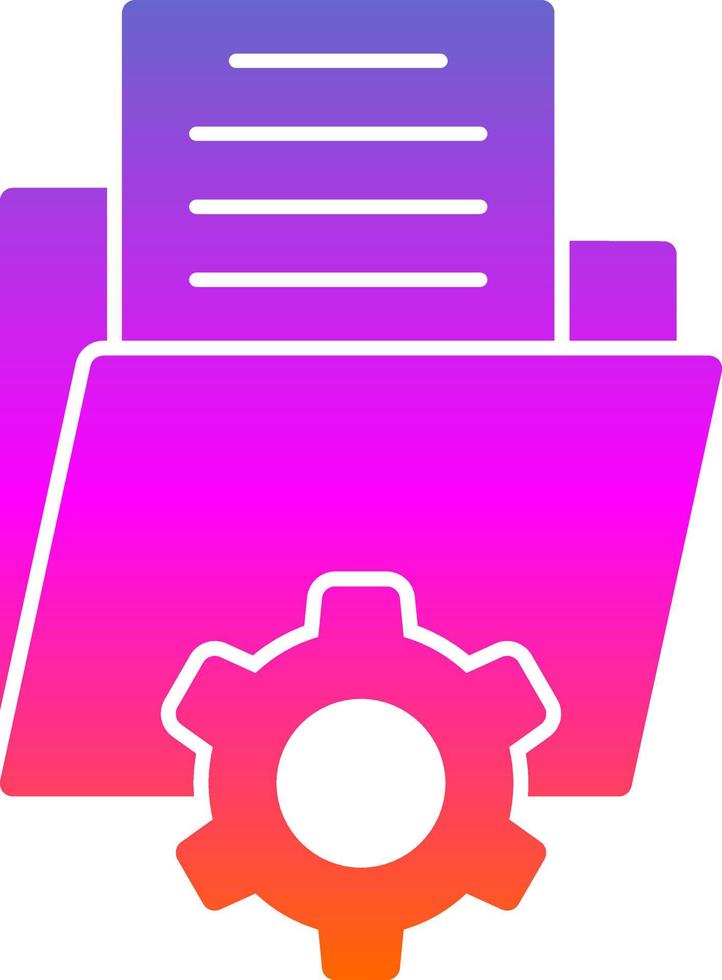 Data Management Vector Icon Design