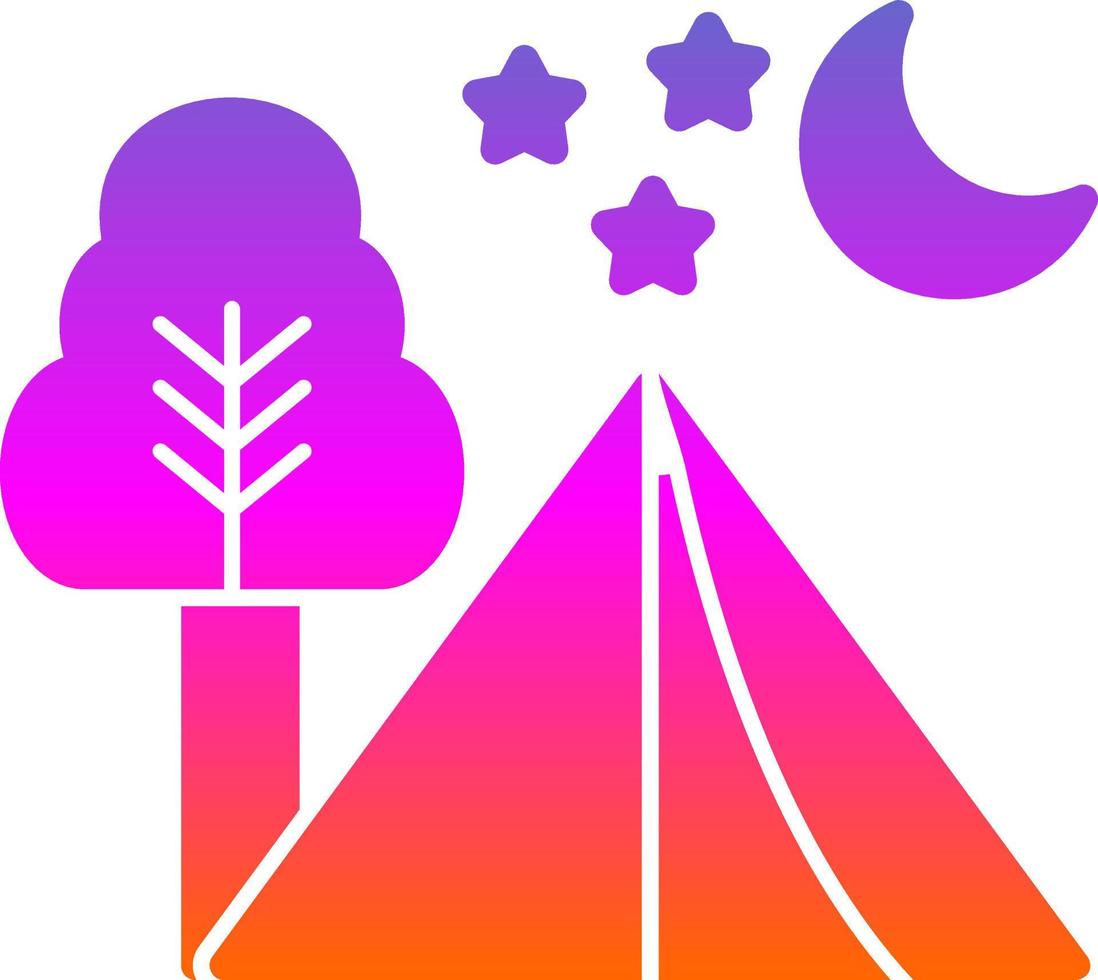 Camping Vector Icon Design