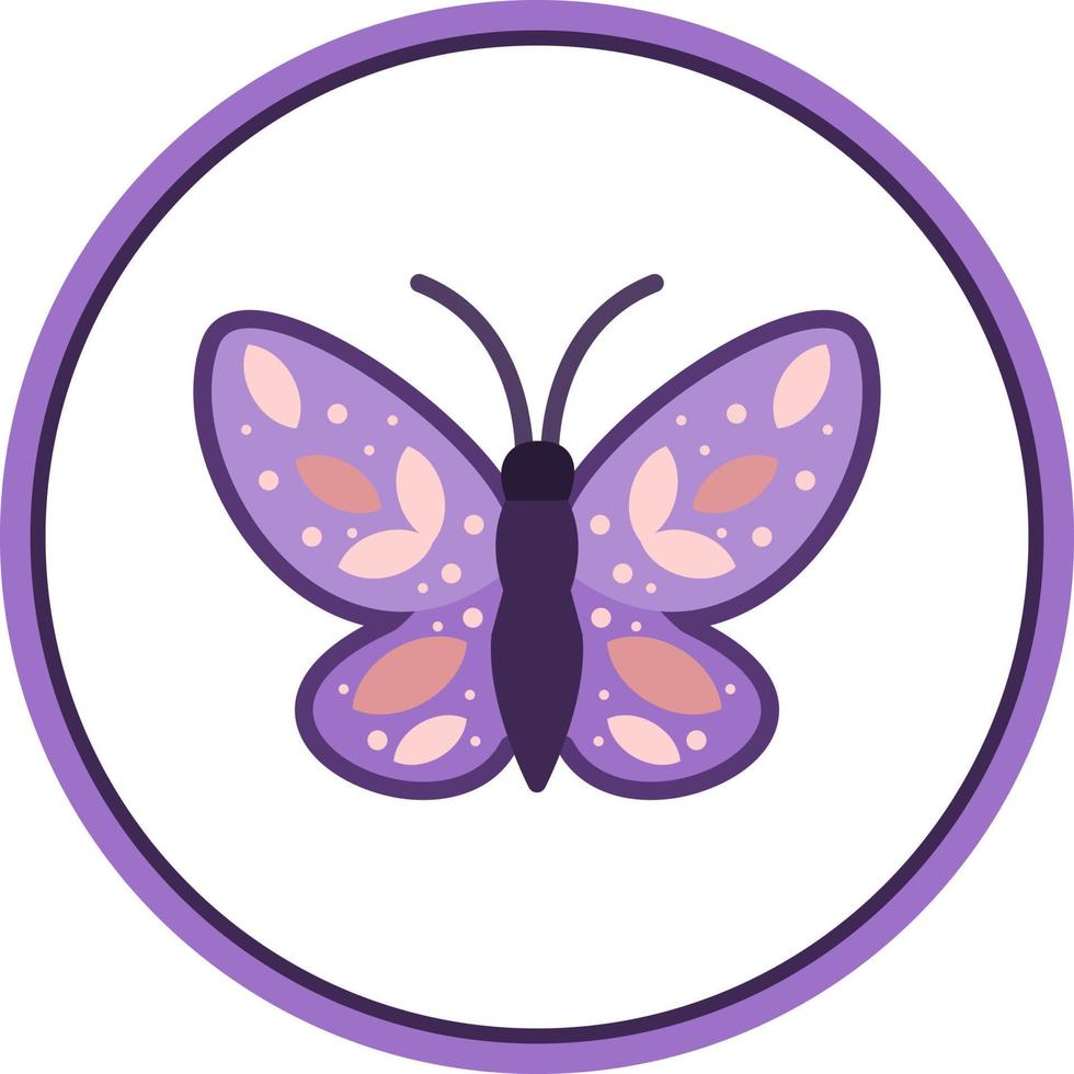 diseño de icono de vector de mariposa