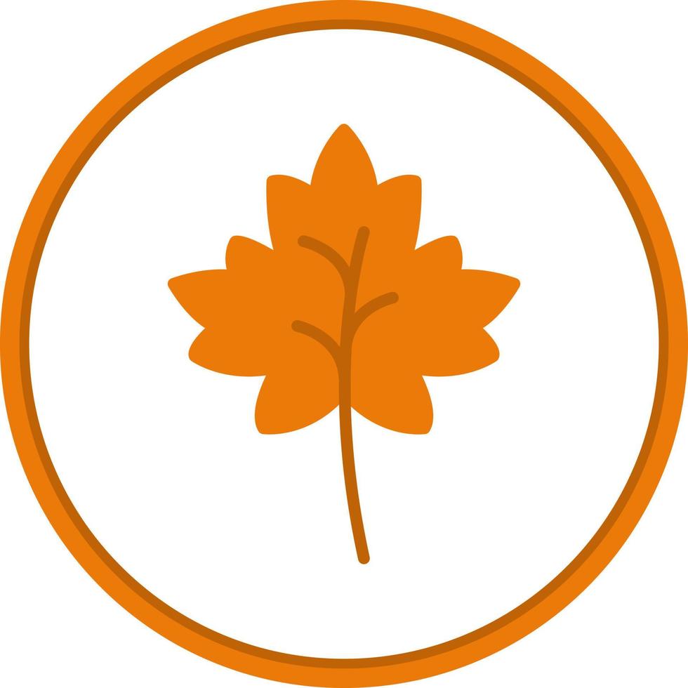 Autumn Leaves Vector Icon Design