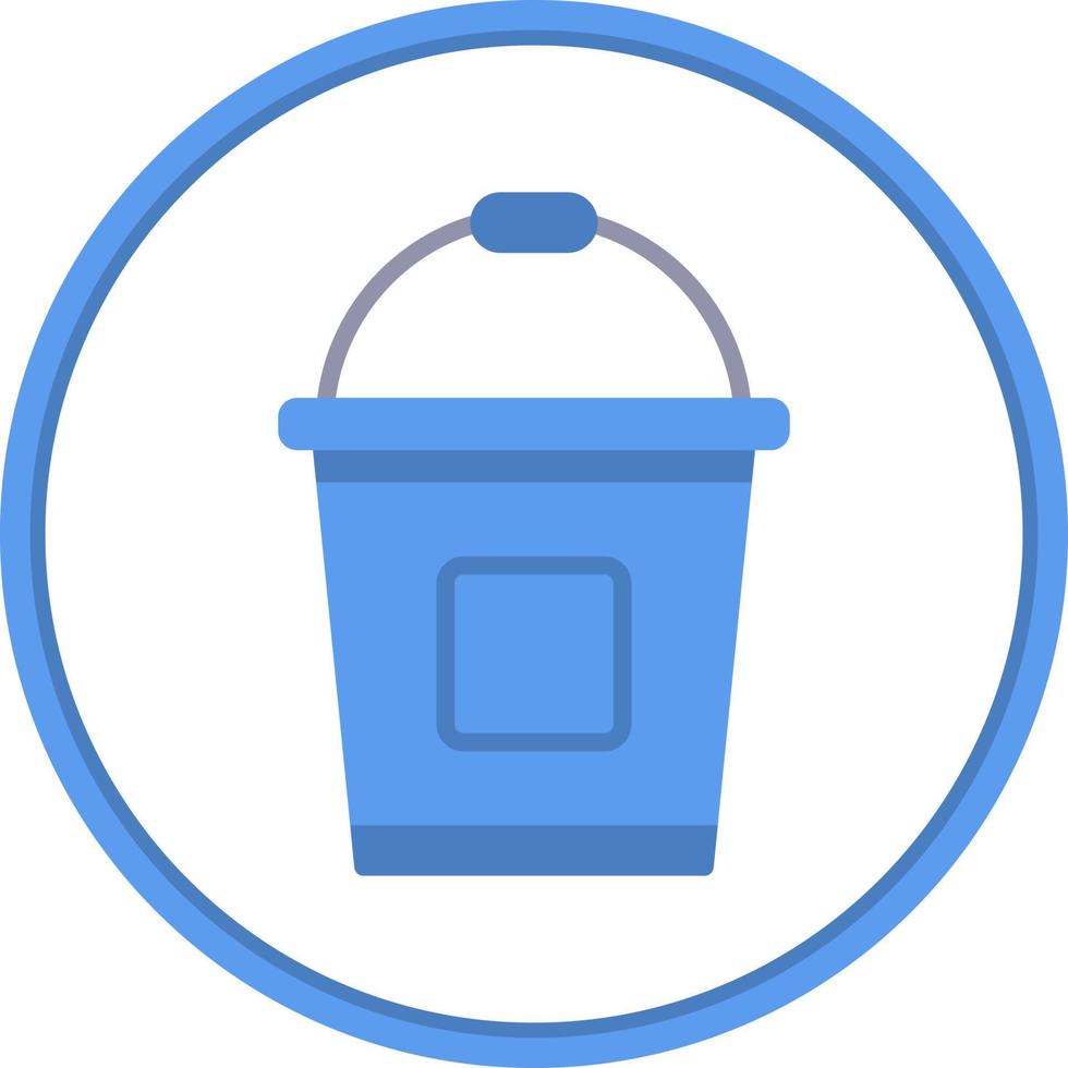 Bucket Vector Icon Design