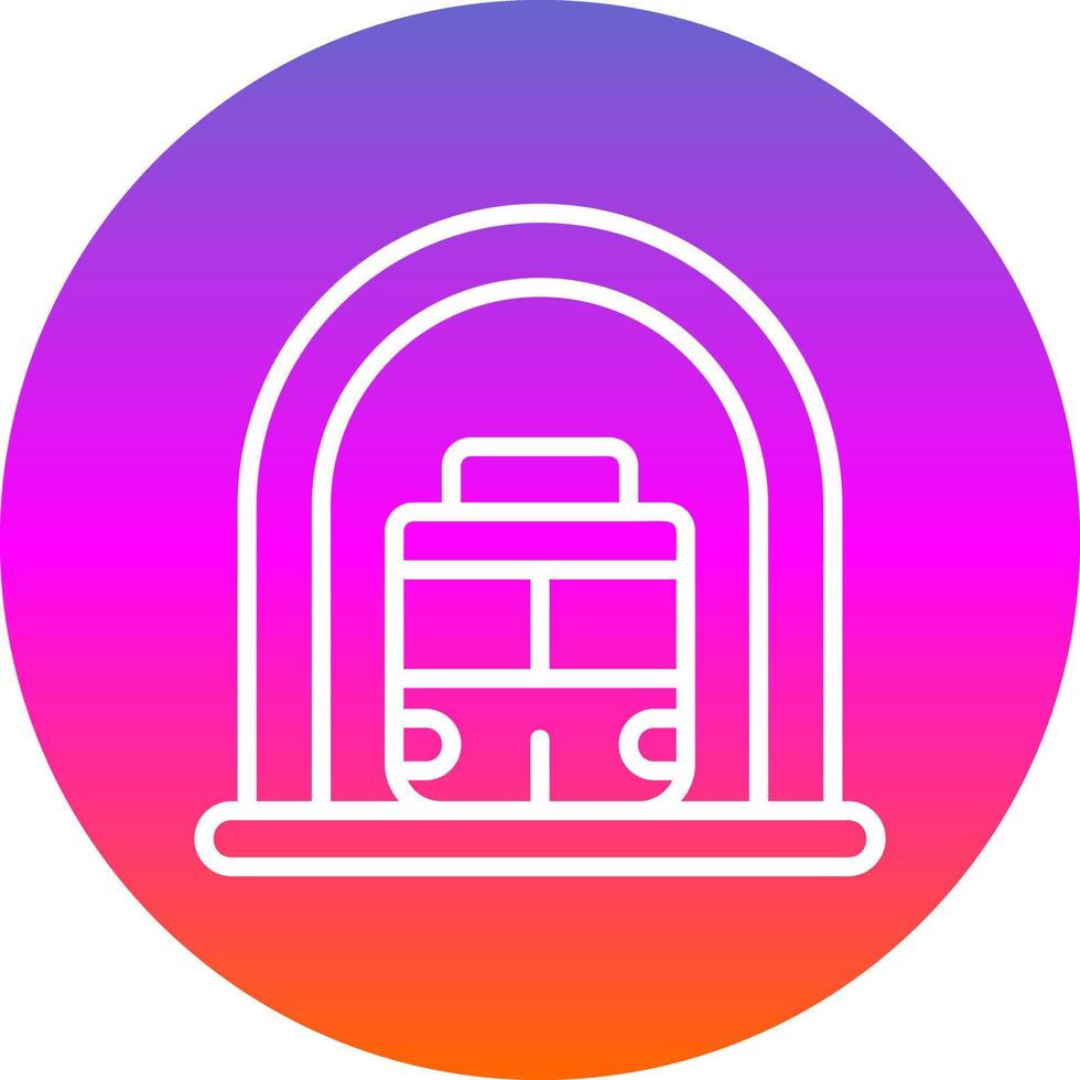 diseño de icono de vector de metro