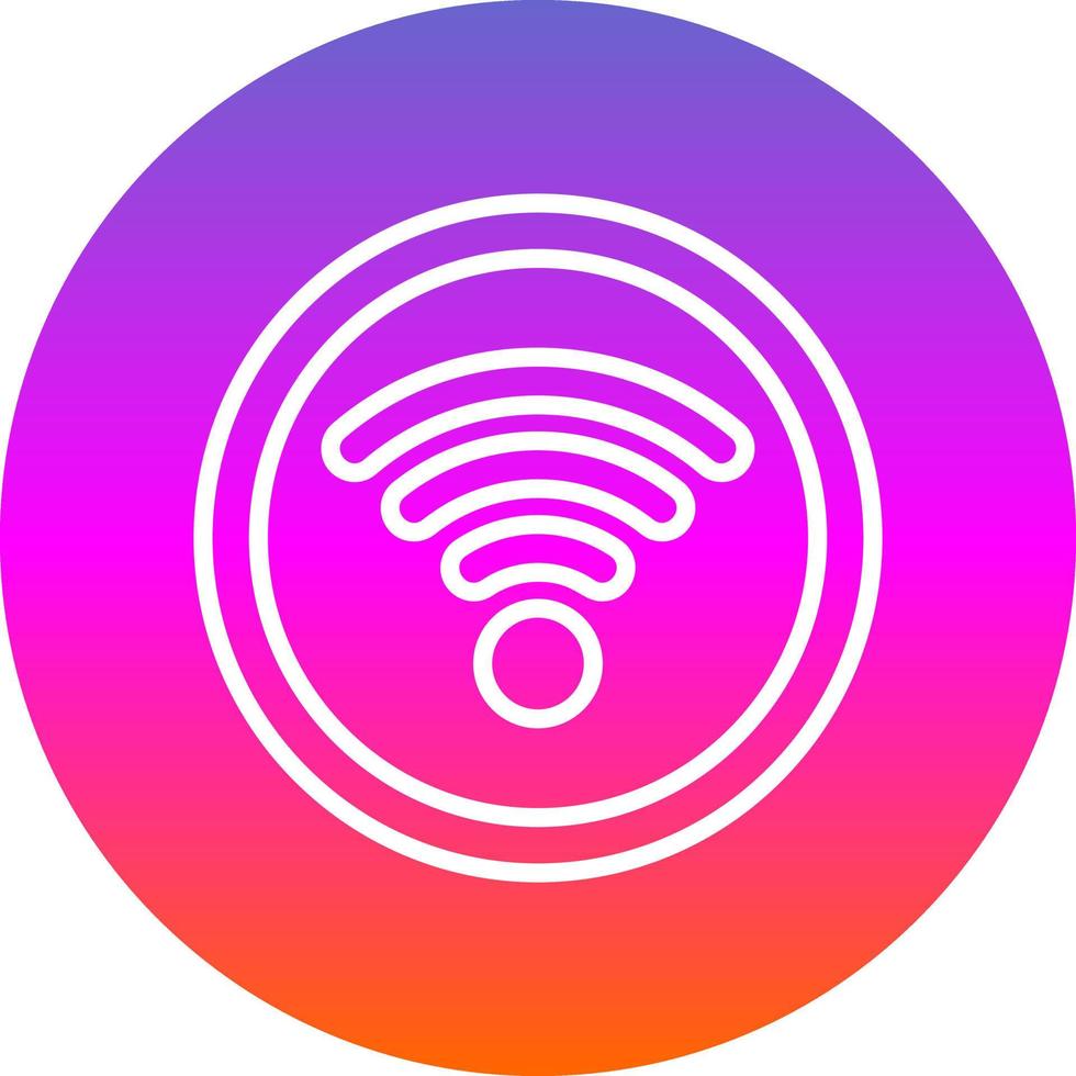 Wifi Signal Vector Icon Design