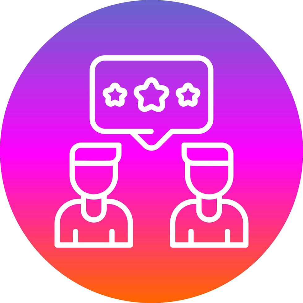 Rating Vector Icon Design