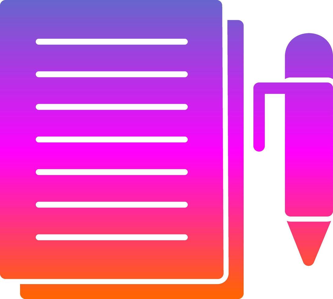 Notes Vector Icon Design