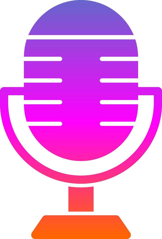 Mike Vector Icon Design