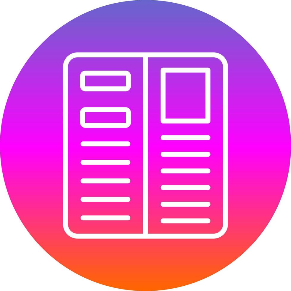 Curriculum Vector Icon Design