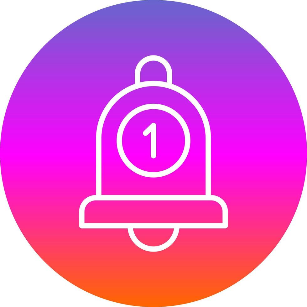 diseño de icono de vector de notificación