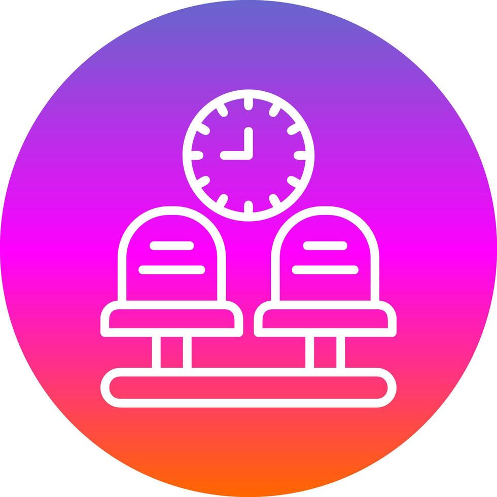 Waiting Room Vector Icon Design