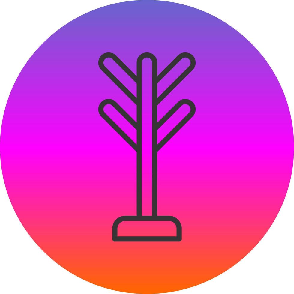 Coat Rack Vector Icon Design