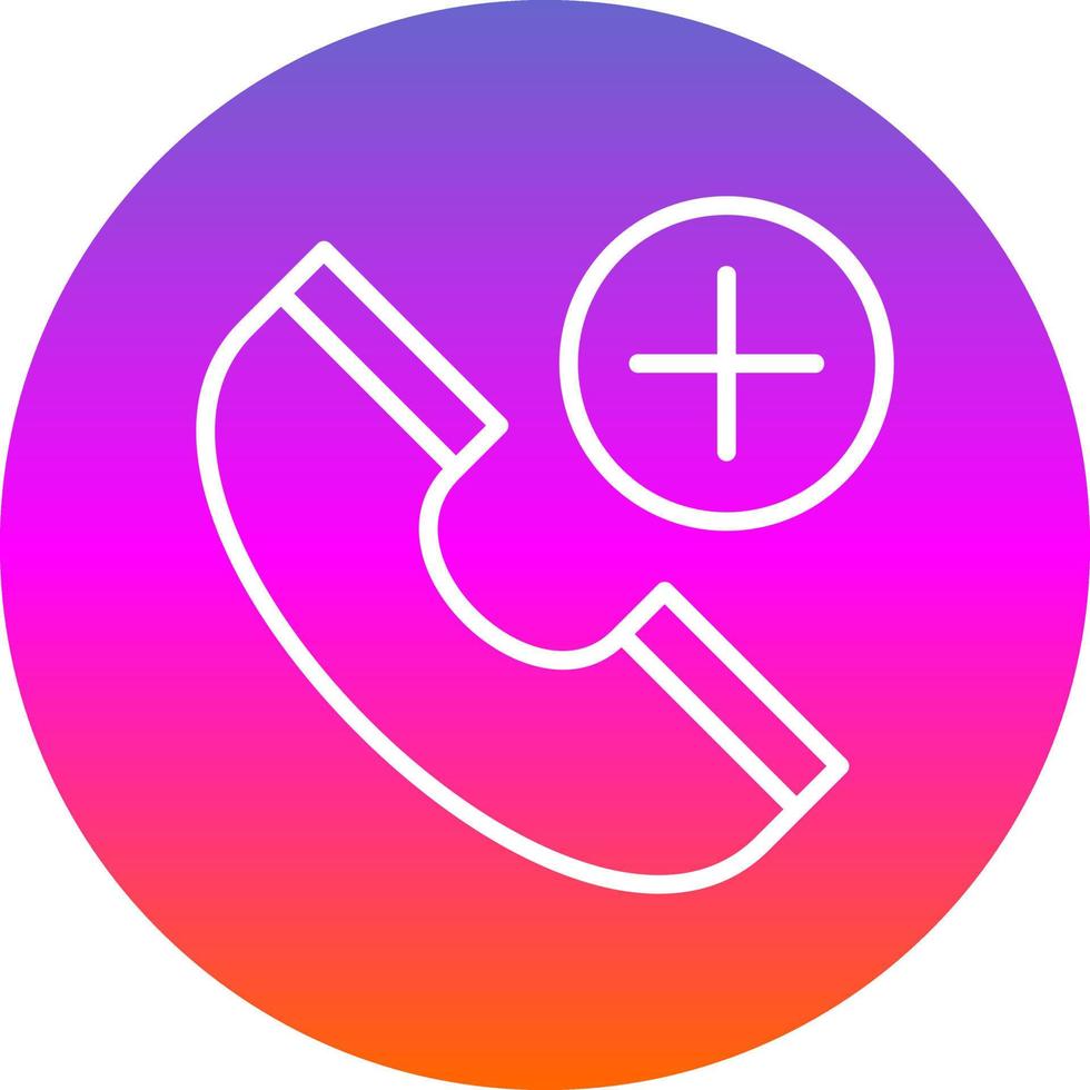 Emergency Cal Vector Icon Design