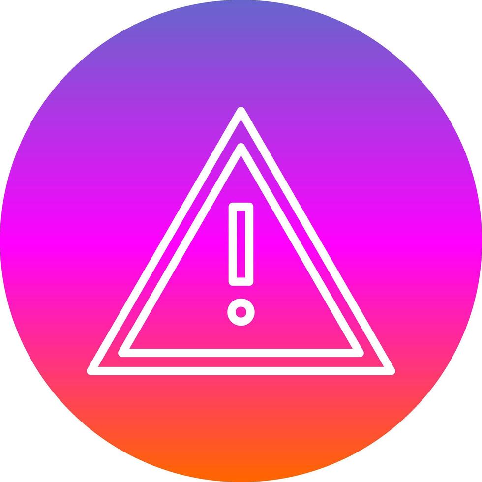 Exclamation Mark Vector Icon Design