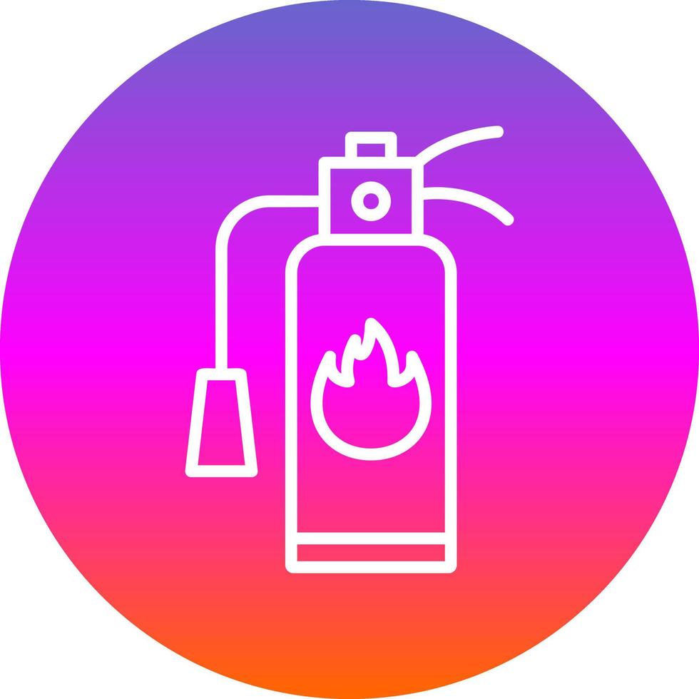 diseño de icono de vector de extintor de incendios