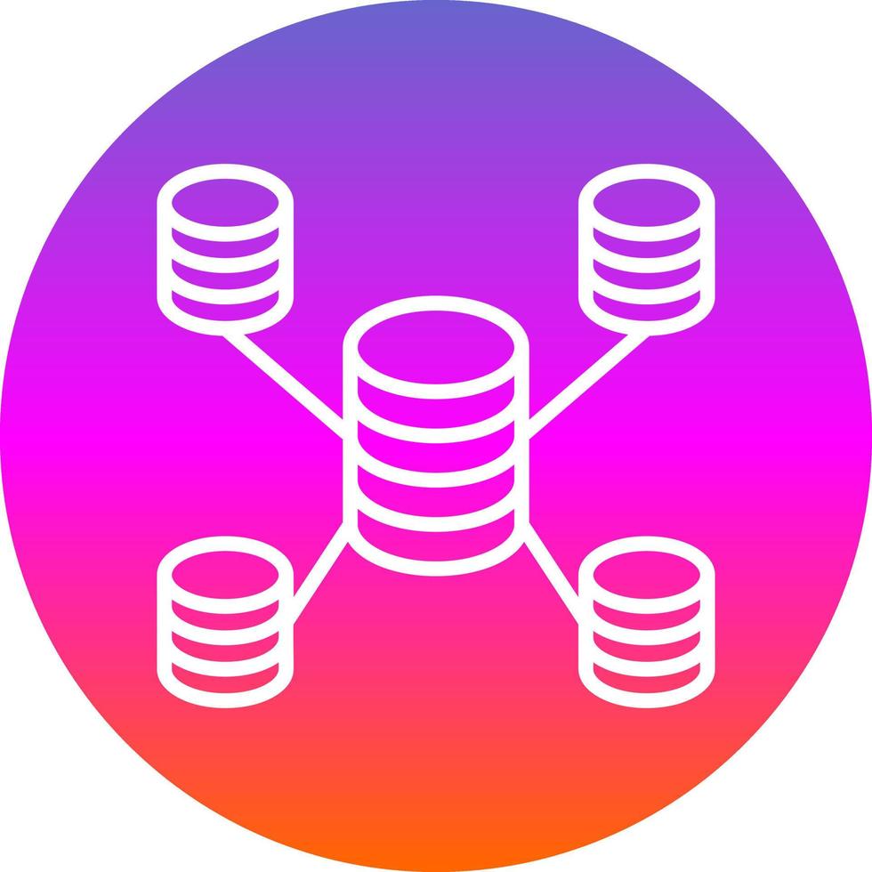 Database Vector Icon Design