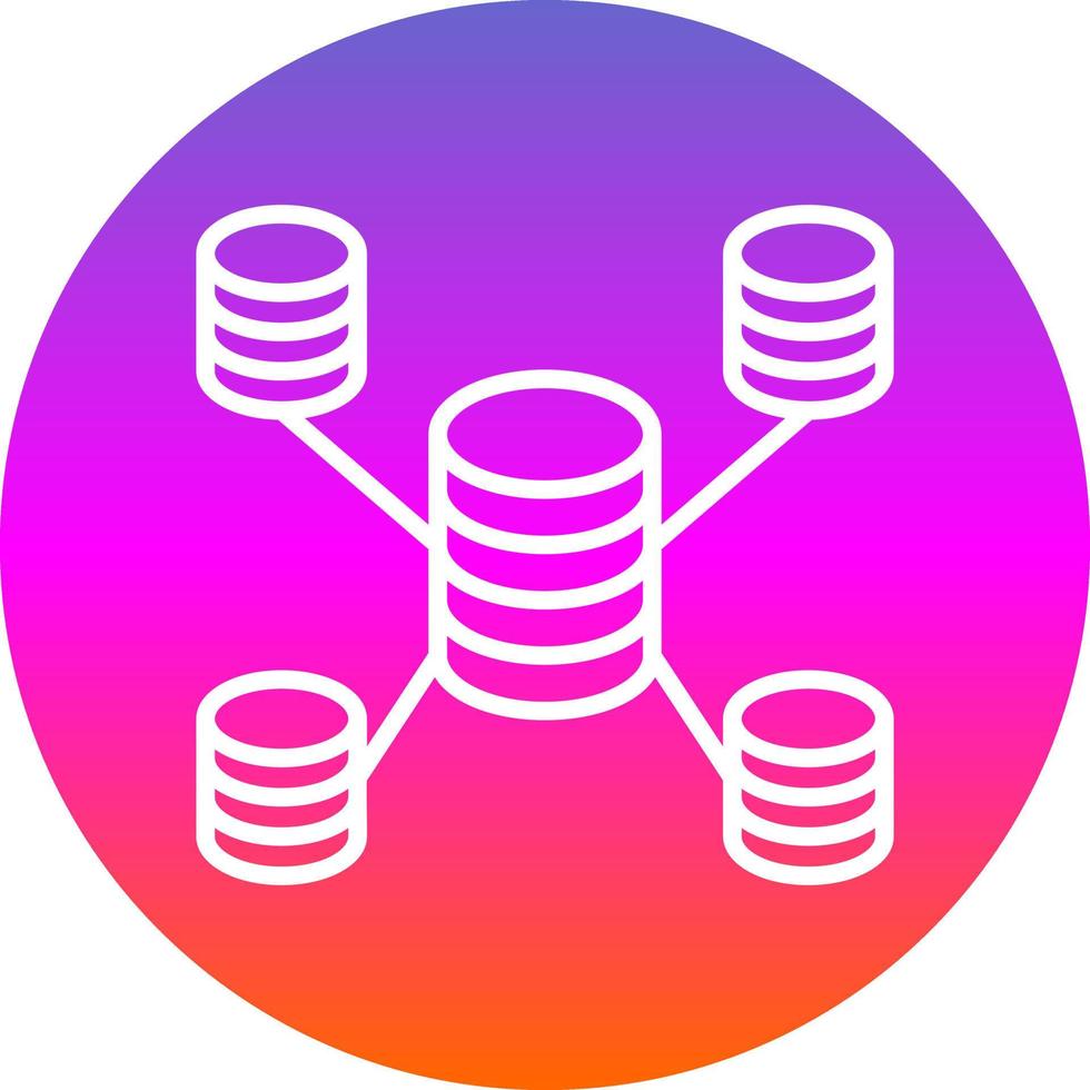 Database Vector Icon Design