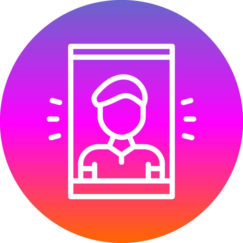 Selfie Vector Icon Design