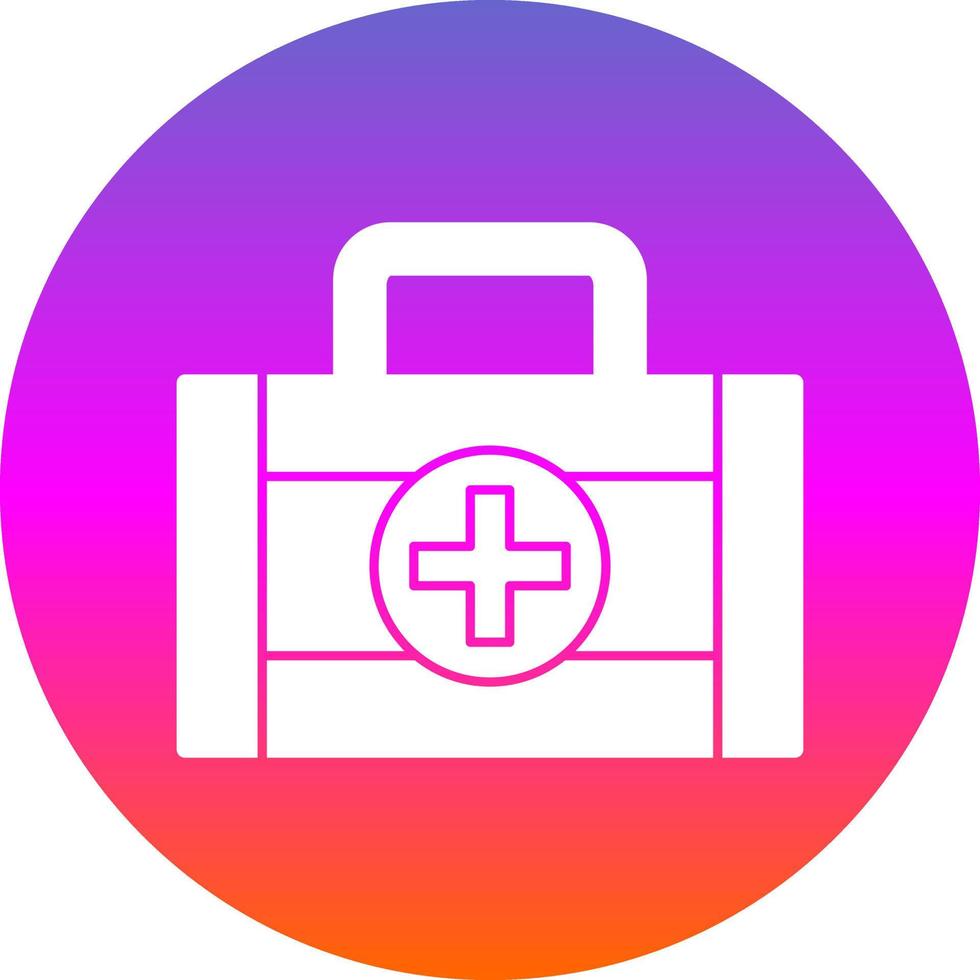 First Aid Kit Vector Icon Design