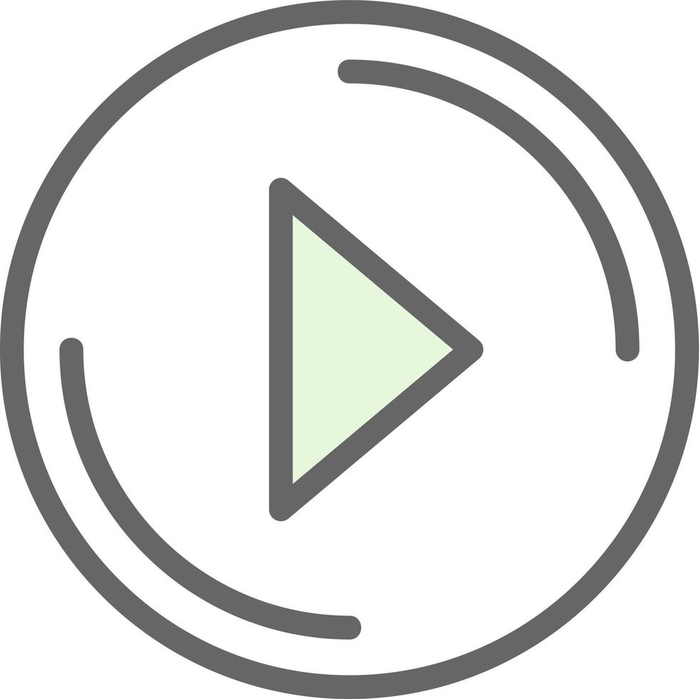 Play button Vector Icon Design