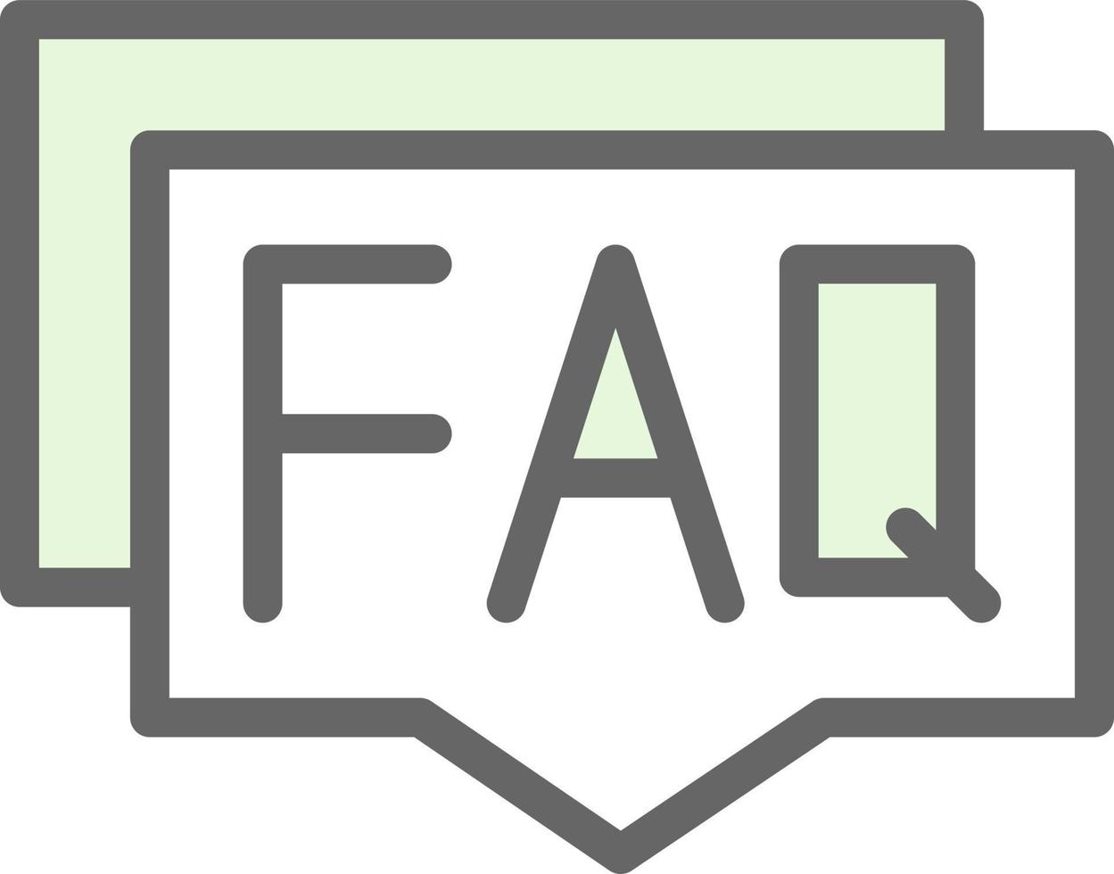 Faq Vector Icon Design