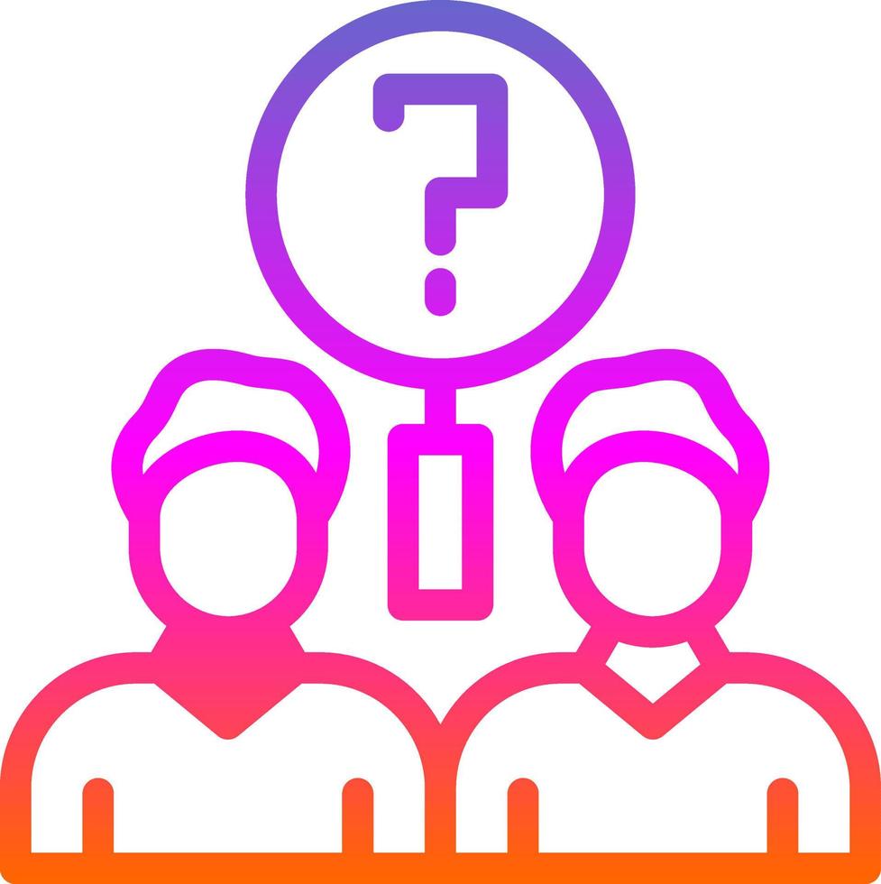 Applicants Screening Vector Icon Design