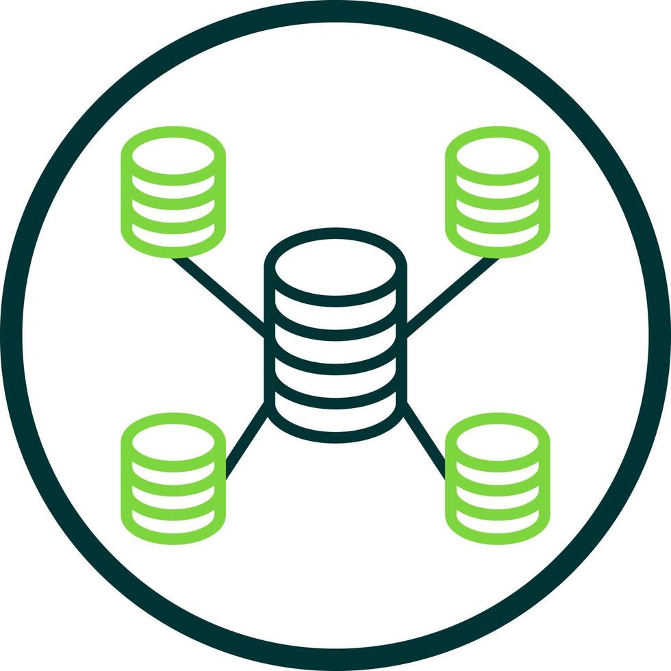 Database Vector Icon Design