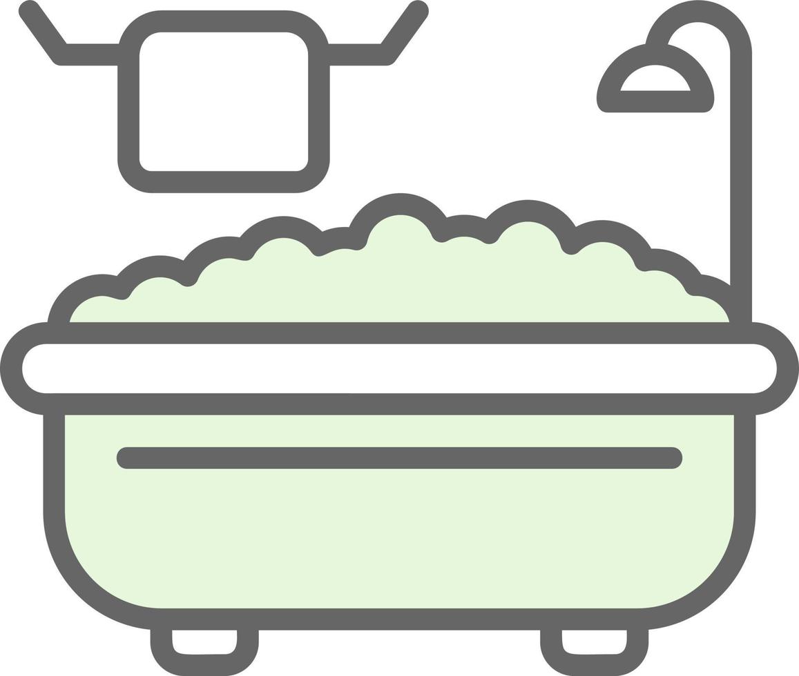 Bathtub Vector Icon Design