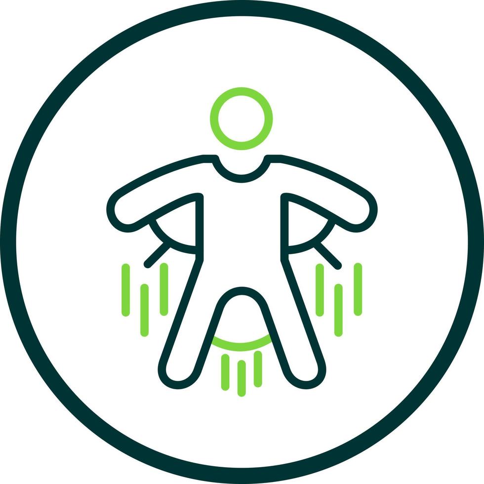 Base Jump Vector Icon Design