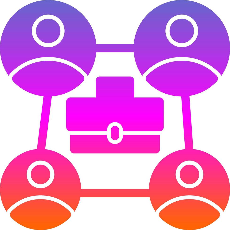 Job Rotation Vector Icon Design
