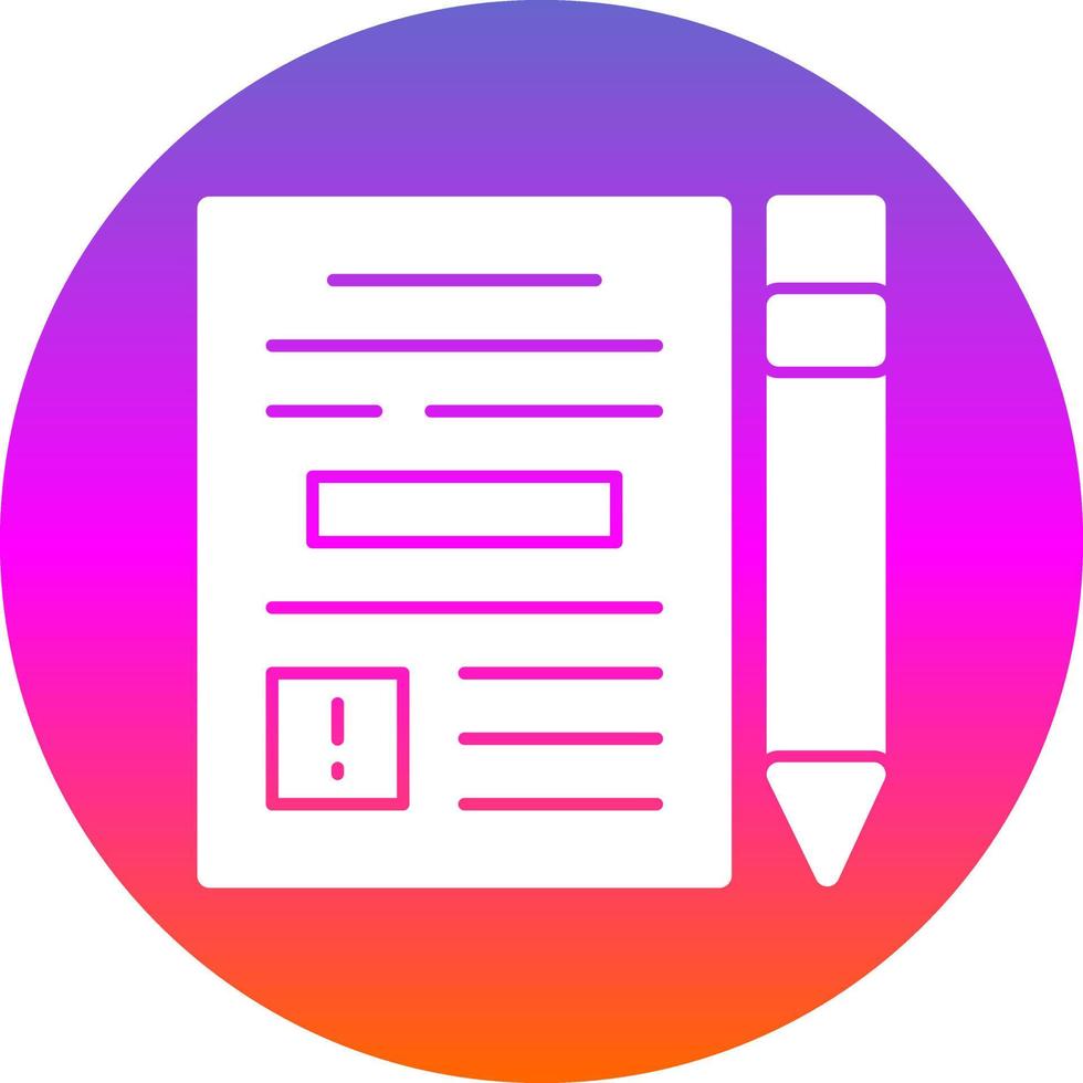 Complaint Vector Icon Design